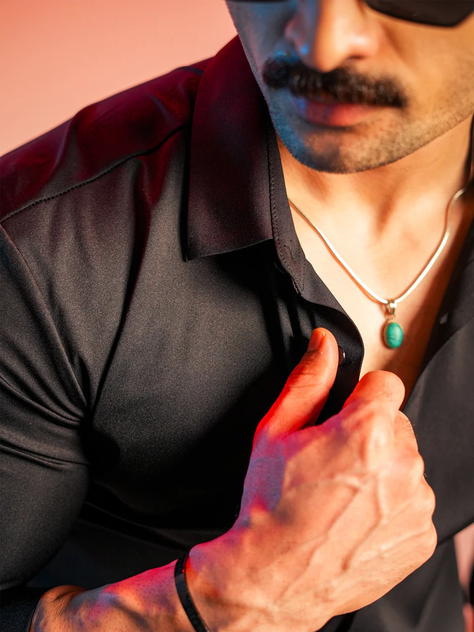 classic premium plain black shirt